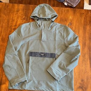 Souther Marsh Monsoon Marsupial Anorak, Green, NEW! Kangaroo Pocket Hood Storage